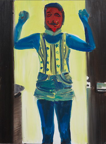 A Spare Red Riding Hood
2012
Oil on panel
24" x 18"