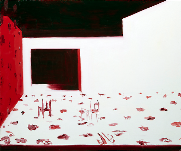 Interior 7 (Improbable Couple)
2010
Oil on canvas
30" x 36"