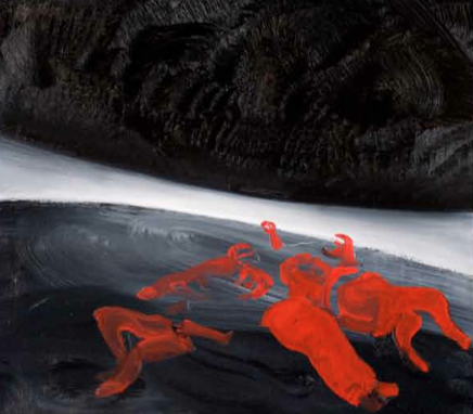 Cosmic Malingerers
2012
oil on canvas
29 x 33 inches