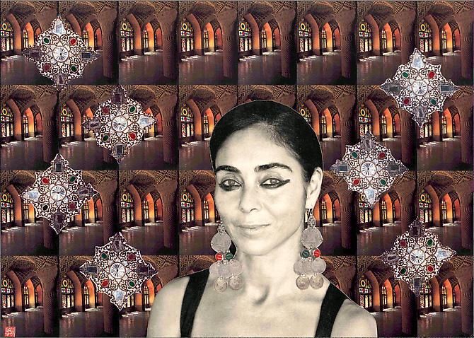 Shirin (The Fairy Tale Continues Series) 2010
Mixed media 
Edition of 8, 2 APs 
16.5 x 23 in / 42 x 58.5 cm