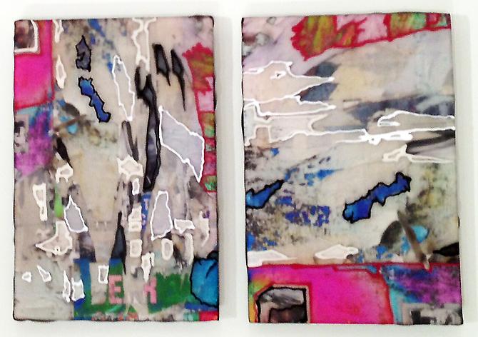 Shred Study Diptych, 2013
C-print, resin, acrylic on panel
6 x 8 inches