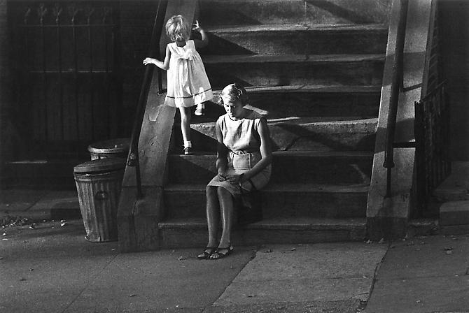 Woman & Child - Steps, Brooklyn Heights
1962
gelatin silver print