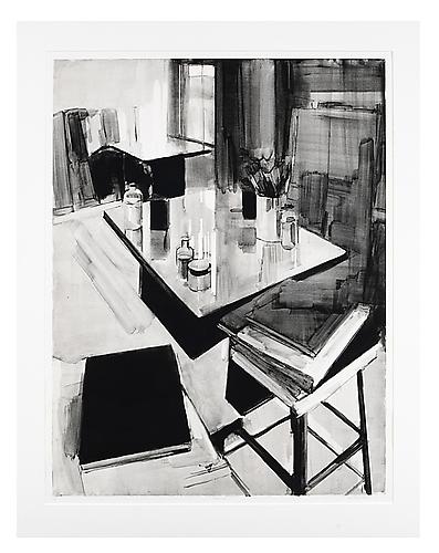 Studio IIb, 2006
Monotype 
59 x 26 1/2 inches