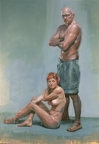 Jorg Dubin
Submit, apprehension, 2010
Oil on linen
72 x 50 inches