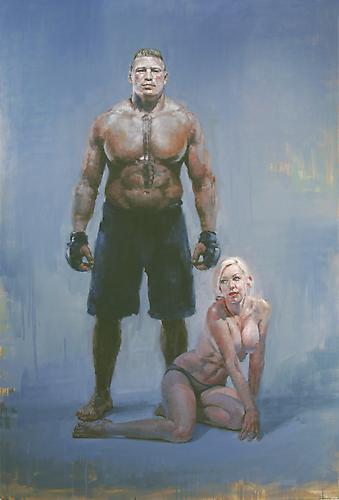 Jorg Dubin
Submit, curiosity, 2010
Oil on linen
80 x 54 inches