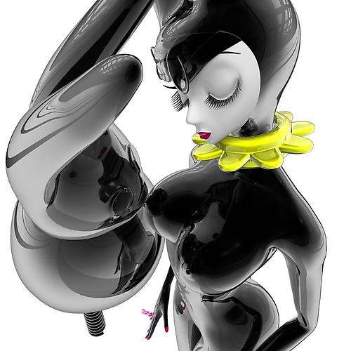 Suck My Tit, black black, Crystal Candy High Gloss Dolls 2010
C print, 50 x 50 inch