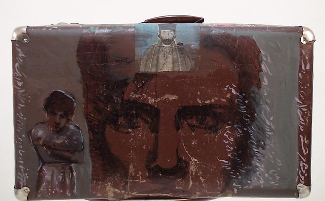 Suitcase II (front),  2008
Mixed media on suitcase
25 x 15 in