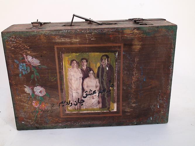 Suitcase I  2007
Mixed media on suitcase
23 x 15 in