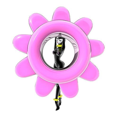 Sun Flower, pink, Crystal Candy High Gloss Dolls 2010
C print, 50 x 50 inch