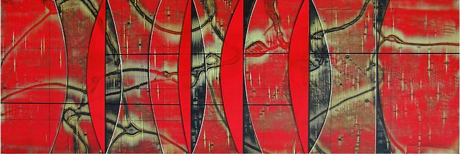 Synapse
20" x 60" each
acrylic on panel
2011