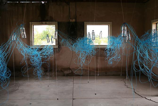 Installation view: The Chinati Foundation, Marfa, TX, October 8, 2005 - May 2006