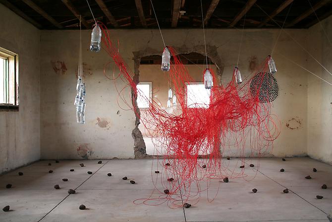 Installation view: The Chinati Foundation, Marfa, TX, October 8, 2005 - May 2006
