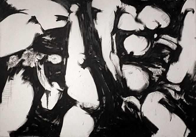 Ben Talbert
Untitled (Black & White), c. 1958
Oil on canvas
69 x 97.5 inches