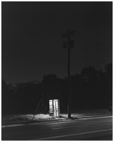 Telephone Booth, 3 A.M. Rahway, New Jersey
1974
selenium-toned gelatin silver print