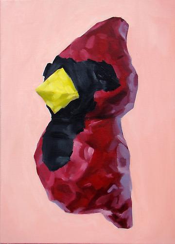 Andrew Smenos
 Protect the Nest , 2012
Oil on canvas
22 x 16 inches