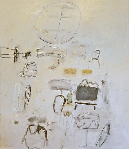 The Assembly
56" x 48"
mixed media on canvas
2011