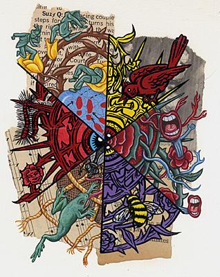 Val & Bob Tillery
Round About #1
Mixed media
6.25 x 4 inches