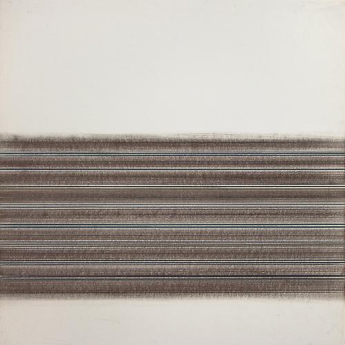 Toccata #45, 2012
Copper, silver, pewter point, colored pencil, graphite on paper
14 x 14 inches