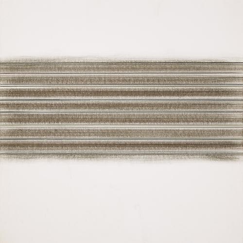 EditToccata #66, 2012
Silver, tin, aluminum, gold point, colored pencil and gesso on paper
14 x 14 inches