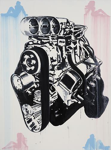 Top Fuel, 2010
oil on linen
80 x 60 inches