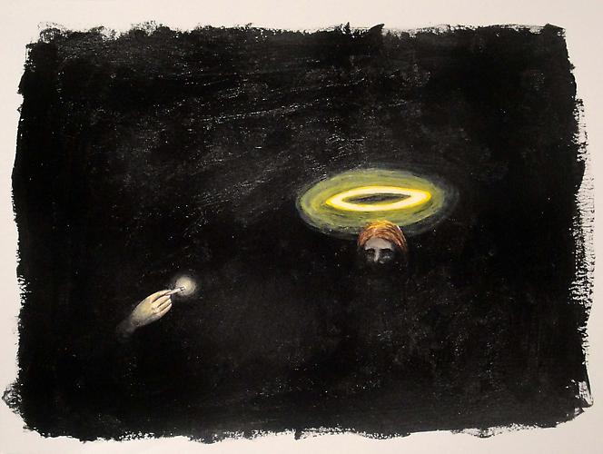 The Light, 1999
Acrylic on paper
8.5 x 11.25 inches