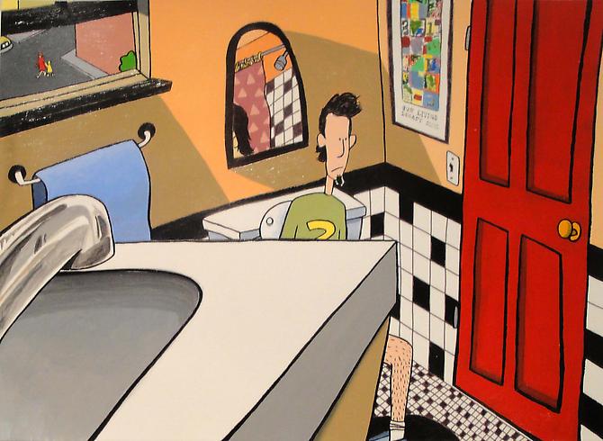 Kellogg, 1999
Acrylic on paper
8.75 x 11.75 inches