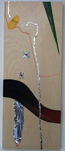  Underneath the Glacier There Is a Tunnel , 2012
Mixed media
12 x 30 inches