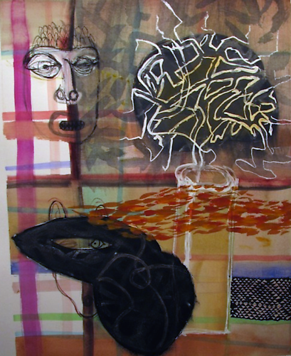  Black Heart , 2006
Mixed media on paper
30 x 22 inches