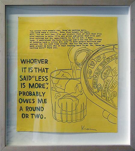  Untitled (Less is More) , 2004
Ink and pencil on paper
10 x 8 ½ inches