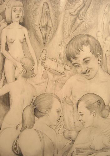 Ion Birch
 Untitled 
Graphite on paper
25 x 15 inches