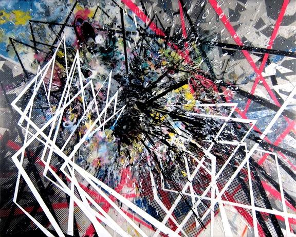 Tetrishead, 2011
acrylic, mixed media and resin on panel
16 x 20 inches