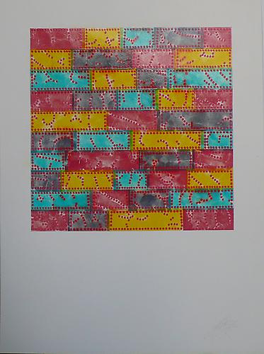 Charles Spurrier
 Untitled 
pigment, tape, paper
23" x 17.125"