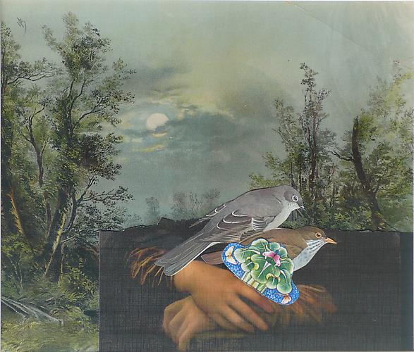 Varujan Boghosian, 2012
 Paradise , collage
17.25" x 19.25"