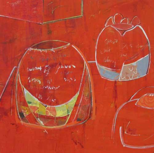 Vessel of Delight
48" x 48"
mixed media on canvas
2008