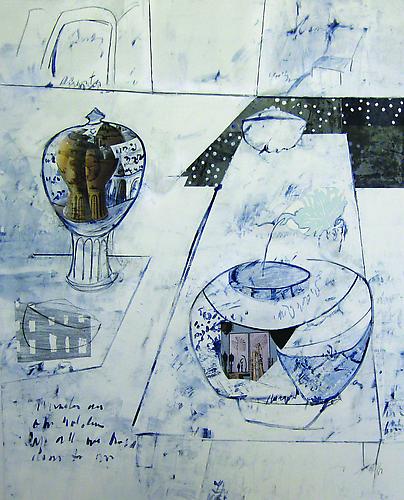 Vessel of Romance
60" x 48'
mixed media on canvas
2008