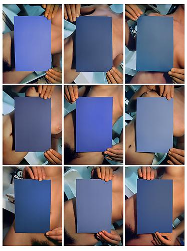 Victor Landweber
Think Blues, 1976 (Printed 2011)
Digital pigment print; Numbered 1/9; Signed and numbered on recto
Image:  34 x 24 inches; Framed: 40.5 x 32.5 inches