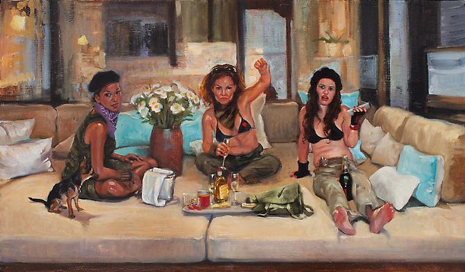 Viva la Vacación, 2008 – 2009
Oil on linen
14 x 24 inches