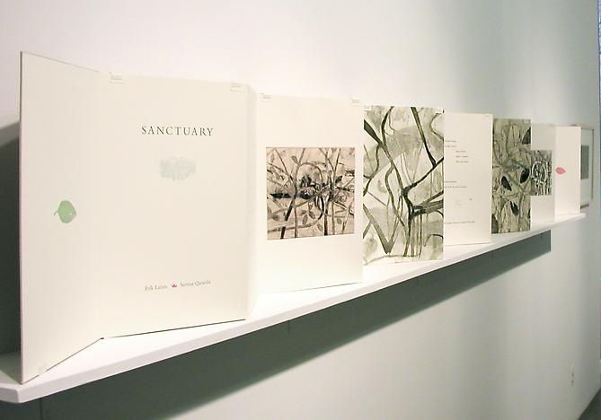 Peik Larsen
 Sanctuary , 2003
Artist book
17 ¼ x 11 ½ inches
Ed. 26