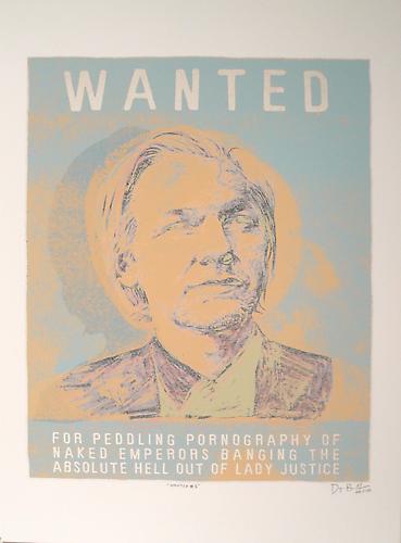 Wanted Man II, 2011
Acrylic and archival pigment print on rag paper
19 x 13 inches
