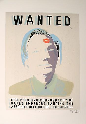 Wanted Man III, 2011
Acrylic and archival pigment print on rag paper
19 x 13 inches