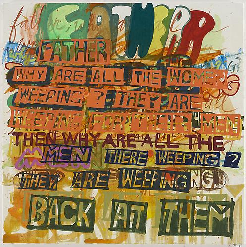 Weeping Song, 2009-10
Acrylic on canvas
28 x 26 inches