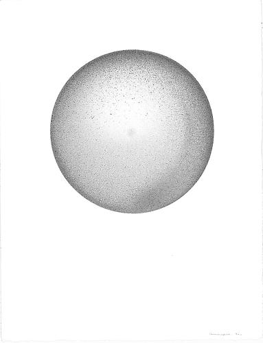 Wind Drawing (circle), 2011
Graphite on Rives BFK
17 x 13 inches
$600