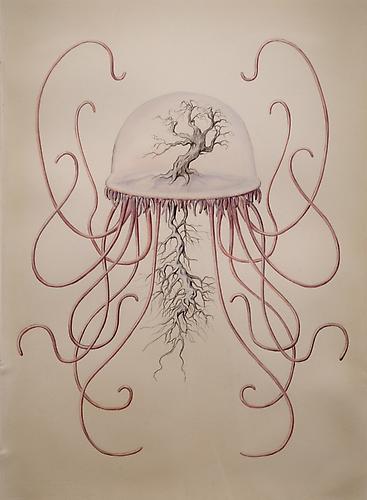 Belljar 2, 2011
watercolor on Arches
19 x 14 inches