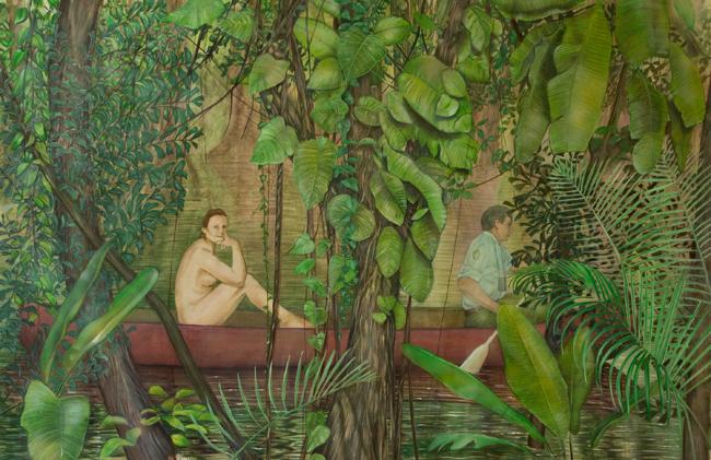Everglades Déjeuner, 2011
Oil on linen
57 x 81 in / 145 x 205 cm
