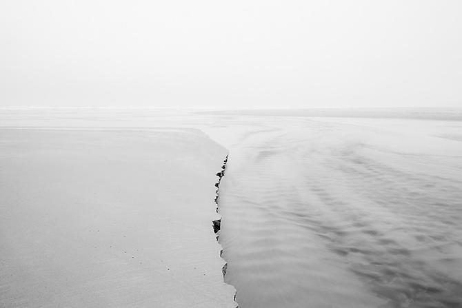 River mouth, Pacific Coast
gelatin silver print