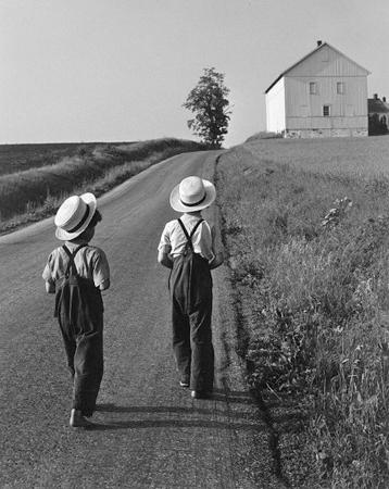 Two Amish Boys, Lancaster, Pennsylvania
1962
platinum/palladium