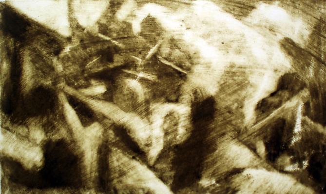 Blake Morgan
Dance I, 2009
Monotype on paper, 16 x 20 inches.