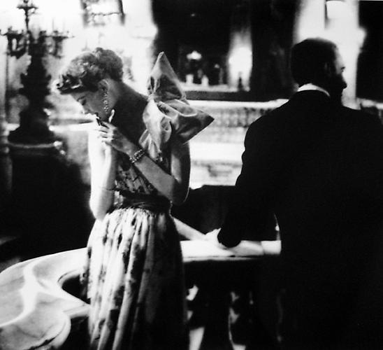 Paris Gala Night: Barbara Mullen in dress by Patou, Paris Harper's Bazaar
1949
gelatin silver print