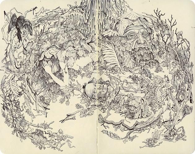 JAMES JEAN
Mole E, 2010
Ink on paper
9 X 10 inches