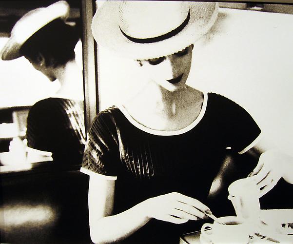 Carmen Having Tea
circa 1950's
gelatin silver print